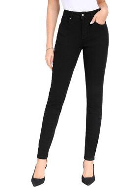 Plus Size Tall Skinny Jeans for Women - 32"/34"/36" Inseam, Mid-Rise Stretch